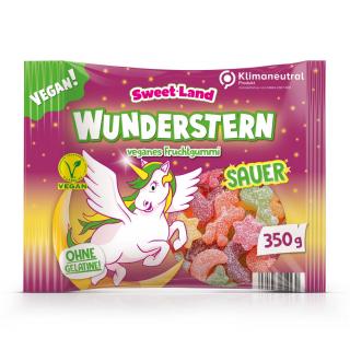 Sweet Land Vegan Wunderstern sauer gumenné cukríky - 350 g