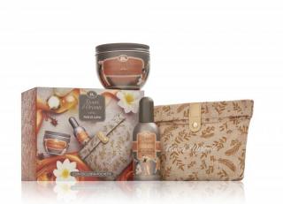 Tesori d´ Oriente Fior di Loto kozmetická darčeková kazeta - telový krém, toaletná voda + látková kozmetická taška
