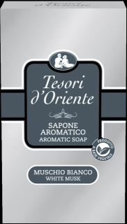 Tesori d´ Oriente toaletné mydlo White musk Biele pižmo - 150 g
