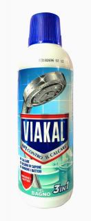 Viakal gel Bagno 3 in 1 čistiaci prostriedok na vodný kameň - 515 ml