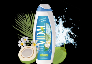 Vidal Coconut Water dámsky sprchový gél a pena do kúpeľa - 500 ml