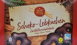 Wintertraum Schoko-Lebkuchen čokoládové perníky  - 500 g poleva: tmavá čokoláda