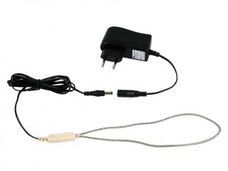 AGF Vyhrievací vykurovací kábel 12V / 6W s adaptérom, nerezové opletenie
