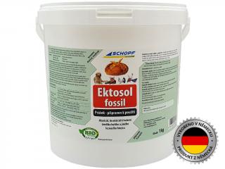 SCHOPF EKTOSOL FOSSIL PUDER KONZENTRAT 1kg - BIO křemenitý práškový koncentrát na hubenie klieštikovcov