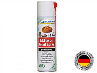 SCHOPF EKTOSOL FOSSIL SPRAY 500ml - BIO křemenitý prášok v spreji na ničenie klieštikovcov aj ploštíc