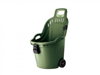 STEFANPLAST Univerzálny záhradný vozík HELPY - 50 l, zelený