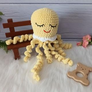 Háčkovaná chobotnička žltá