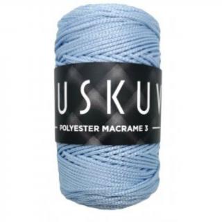 Polyester macrame JUSKUV Farba: 22 bledomodrá