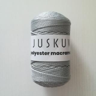 Polyester macrame JUSKUV Farba: 29 bledá sivá