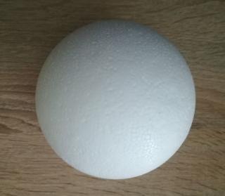 Polystyrén guľa Veľkosť: 4 cm