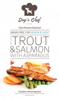 Dog’s Chef Diet Loch Trout & Salmon with Asparagus SENIOR/LIGHT Váha: 500g
