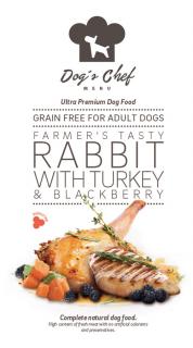 Dog´s Chef Farmer´s Tasty Rabbit with Turkey&Blackberry ADULT dogs Váha: 12kg