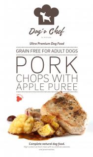 Dog’s Chef Pork Chops with Apple Puree ADULT Váha: 12kg