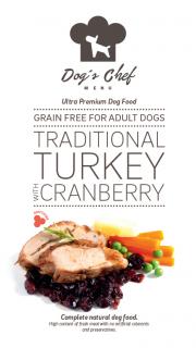 Dog’s Chef Traditional Turkey with Cranberry ADULT Váha: 12kg