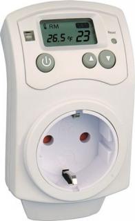 Analógový zásuvkový termostat TH 810 (Zásuvkový termostat - spína podľa teploty, nemožno časovo programovať)