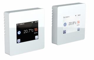Digitálny termostat TFT WIFI (BIELY) (Programovateľný, s Wifi pripojením, displej z mliečneho bieleho skla)