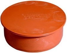 OSMA KGM hrdlový uzáver DN110, PVC, oranžová