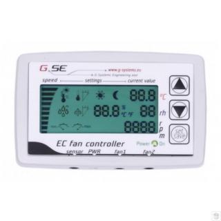 GSE Regulátor s LCD displejom pre 2 EC ventilátory