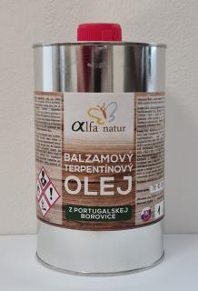 Balzamový terpentínový olej 0,5L (Prírodné riedidlo do olejov a voskov)