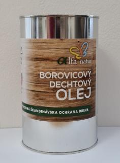 Borovicový dechtový olej 1L (Prírodný drevný decht na drevo v exteriéri)