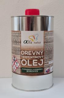 Drevný terpentínový olej 0,5L (Prírodné riedidlo do olejov a voskov)