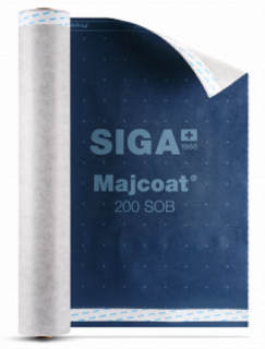 Fólia SIGA Majcoat 200 SOB 1,5 x 50m (Poistná hydroizolácia šikmé strechy s lepiacou páskou)