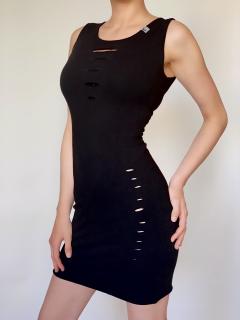 Dámske šaty AMADI BLACK, ručne šité Veľkosť: M/L