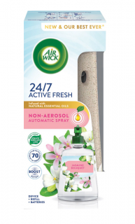Air Wick Active Fresh automatický osviežovač jazmínovej kvety 228 ml