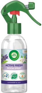 Air Wick Active Fresh Svieža levanduľa a konvalinka Osviežovač vzduchu v spreji 237 ml