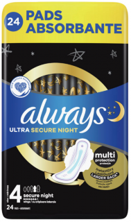 Always Ultra Duo Secure night 24 ks