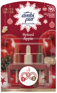 Ambi Pur 3Volution Náhradná Náplň Do Elektrického Osviežovača Vzduchu Spiced Apple 20 ml