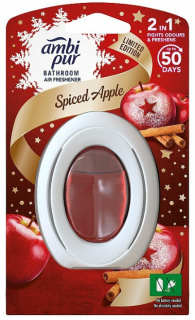 Ambi Pur Bathroom Nepretržitý Osviežovač Vzduchu, Odstránenie A Prevencia Zápachu, Spiced Apple 1 ks