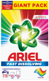 Ariel Color prášok 7,475 kg 115 PD