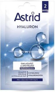 Astrid Hyaluron omlazující a zpevňující pleťová maska s kyselinou hyaluronovou 2 x 8 ml