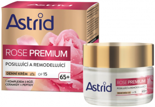 Astrid Rose Premium denný krém posilňujúci a remodelujúci 65+ 50 ml