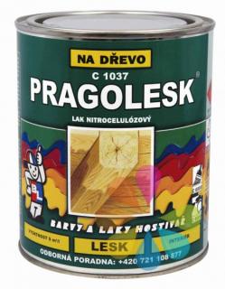 Barvy a laky Hostivař LAK PRAGOLESK C 1037 acetónový lak (lesklý) bezfarebný 4 l