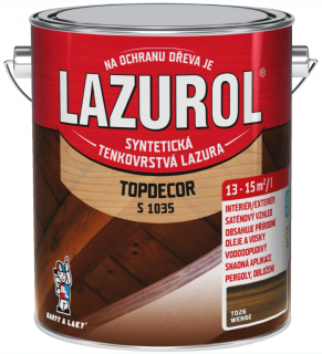 BARVY A LAKY HOSTIVAŘ LAZUROL TOPDECOR S1035/T 026 wenge 2,5l