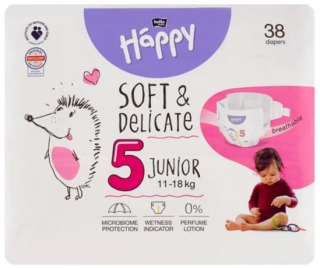 Bella Happy Soft  Delicate 5 11-18 kg 38 ks