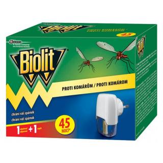 BIOLIT ELEKTRICKÝ ODPAROVAČ PLUS + NÁHRADNÁ NÁPLŇ 45 NOCÍ 27 ML