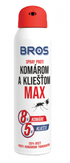 Bros Max spray proti komárom a kliešťom 90 ml