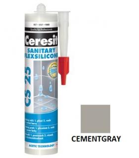 Ceresit CS 25 sanitárny silikón 12 cement grey 280ml
