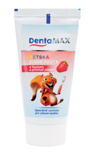 DentaMax detská zubná pasta s fluórom a príchuťou jahôd 50 ml