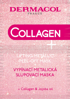 DERMACOL COLLAGEN+ ZLUPOVACIA MASKA METALICKÁ 2 X 7.5 ML