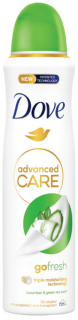 Dove Advanced Care Go Freshv spreji 72h Cucumber  Green Tea 150 ml