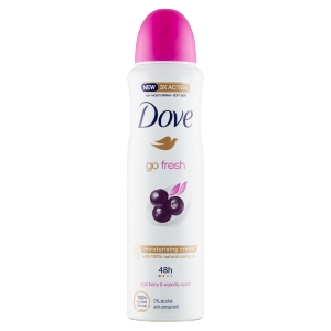 Dove Go Fresh Acai Berry  Waterlily antiperspirant deospray bez alkoholu 150 ml