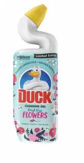 Duck tekutý WC čistič First Kiss Flowers 750 ml