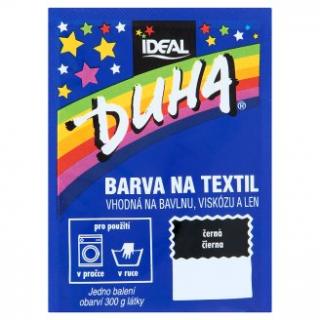 DUHA FARBA NA TEXTIL ČIERNA 15 G