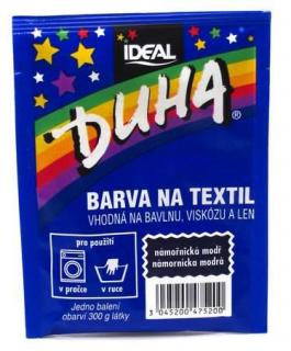 DUHA FARBA NA TEXTIL NÁMORNÍCKA MODRÁ 15 G