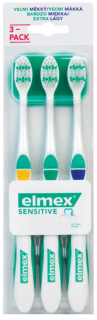 Elmex Sensitive extra soft 3 ks