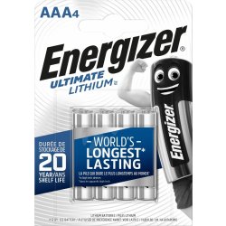 Energizer Ultimate Lithium AAA/4 FR03/4 7638900273267